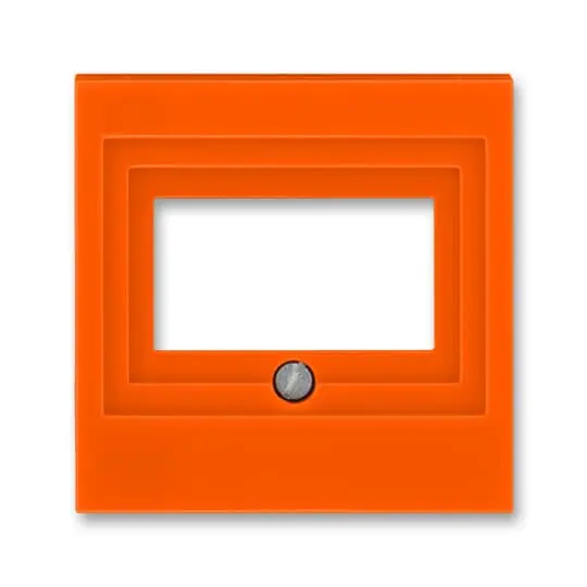 5014H-A00040 66  Kryt zásuvky komunikační přímé, oranžová